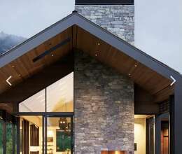 A-Frame Evlər üçün Kaminlər