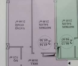Satılır Yeni tikili, 65m², 2-Otaqlı