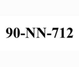 Avtomobil qeydiyyat nişanı - 90-NN-712 – Ehtiyat hissələri – ucuztap.az