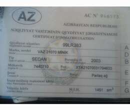 LADA (VAZ) 2107, 2003 il – 2107 – ucuztap.az