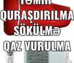 Kondisioner təmiri və quraşdırılması – Texnika təmiri – ucuztap.az