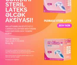 Cərrahi latex steril əlcək kampaniyası