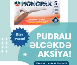 Pudralı latex əlcək kampaniyası