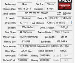DATALAND Radeon RX 590 8GB X-Serial Plus – Video kartlar – ucuztap.az