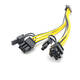 PCI Express 8 Pin to dual 8(6+2) Pin Power Converter Cable