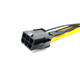 PCI Express 6 Pin to dual 8(6+2) Pin Power Converter Cable