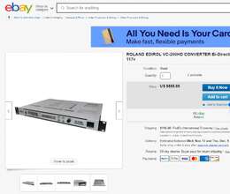 Multi-Format Konverter-Edirol VC-200HD