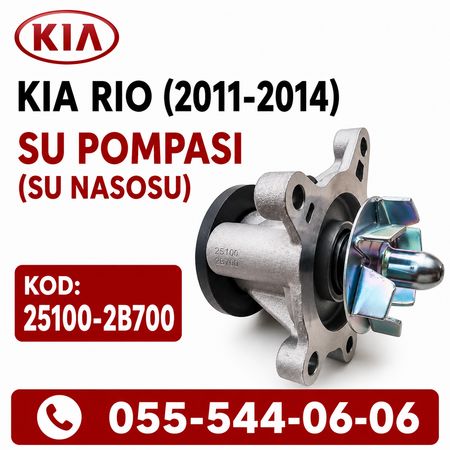 Kia Rio Su Pompası / Su Nasosu (25100-2B700) - Hyundai, Kia Və Digər Modellərə Ehtiyat Hissələri – Bakı – ucuztap.az