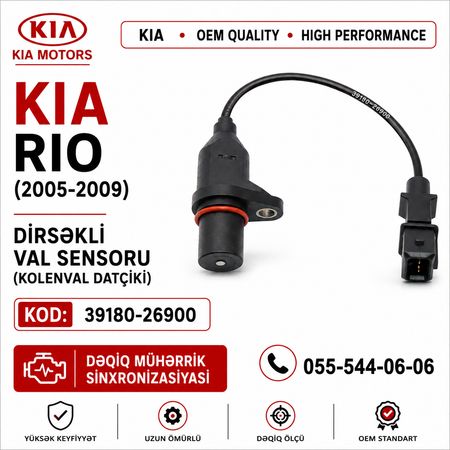 Kia Rio 2005-2009 Dirsəkli Val Sensoru 39180-26900 | Hyundai Kia Ehtiyat Hisseleri – Ehtiyat hissələri – ucuztap.az