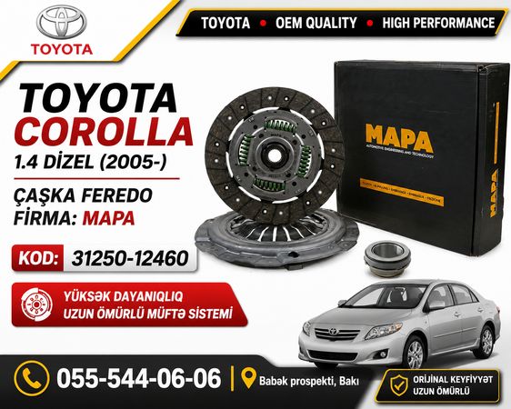 Toyota Corolla 1.4 Dizel Çaşka Feredo MAPA (31250-12460) - Qiyməti – Bakı – ucuztap.az