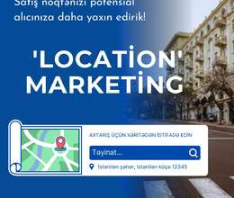 Location marketing – Reklam və dizayn – ucuztap.az