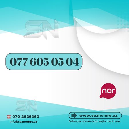 Nar Nömrə - 077 605 0504 – Xırdalan – ucuztap.az