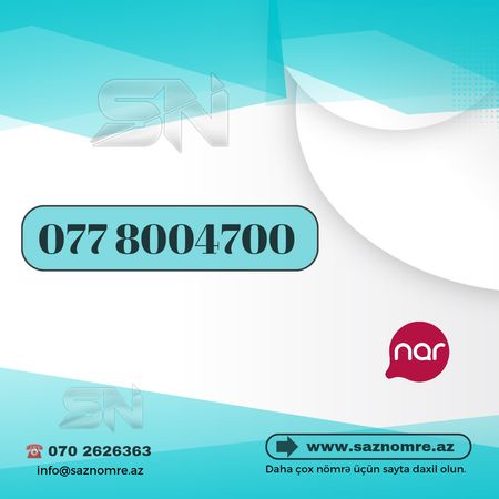 Nar Nömrə - 00 – Xırdalan – ucuztap.az