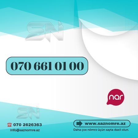 Nar Nömrə - 00 – Xırdalan – ucuztap.az