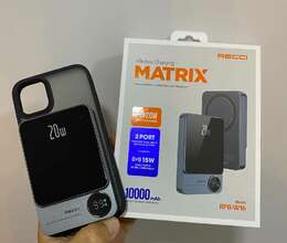 Recci Matrix Wireless RPB-W16 10000 mAh Gray