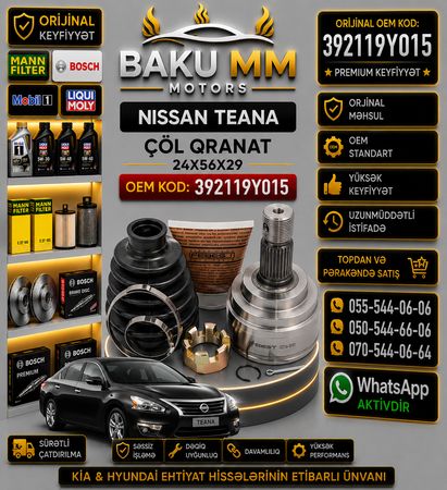 Nissan Teana Çöl Qranatı 24x56x29 (392119Y015) – NISSAN INFINITI EHTIYAT HISSELERI – Bakı – ucuztap.az