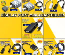 DisplayPort mini adapterlər