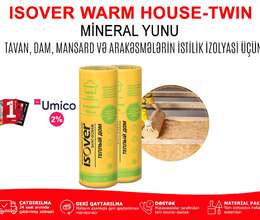 İzolyasiya yunu Isover Warm House Twin – İzolyasiya materialları – ucuztap.az