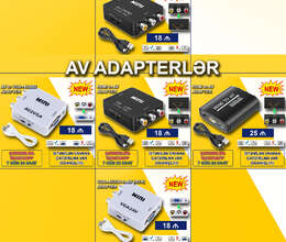 AV/RCA/Tülpan Adapterlər 