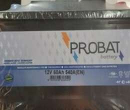 Akkumlyator 60 Ah Probat – Ehtiyat hissələri – ucuztap.az
