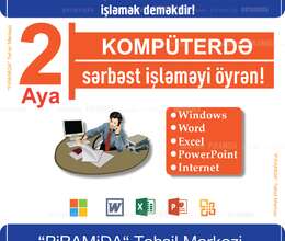 2 Aya kompüterdə sərbəst işləməyi öyrən – Digər – ucuztap.az