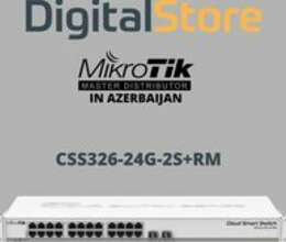 MikroTik CSS326-24G-2S+RM – Kompüter aksesuarları – ucuztap.az