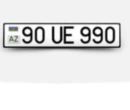 Avtomobil qeydiyyat nişanı - 90-UE-990 – Ehtiyat hissələri – ucuztap.az
