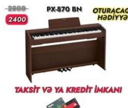 Elektro piano Casio PX-870 BN Privia – Musiqi alətləri – ucuztap.az
