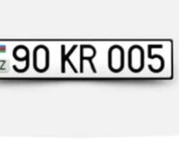 Avtomobil qeydiyyat nişanı - 90-KR-005 – Ehtiyat hissələri – ucuztap.az