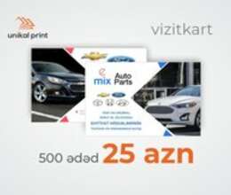 Vizitka çapı – Reklam və dizayn – ucuztap.az