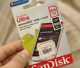Yaddaş Kartı Sandisk Ultra 64 GB Klass 10