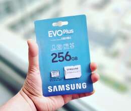 Yaddaş kartı Samsung Evo Plus 256 GB Class10 U-3