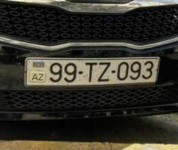 Avtomobil qeydiyyat nişanı - 99-TZ-093 – Ehtiyat hissələri – ucuztap.az