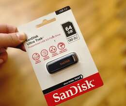 Sandisk 64 Gb Usb 3.0 Ultra Trek Fləşkart