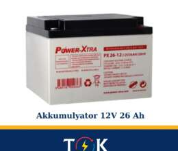 Batareya 12v 26 Ah – Şəbəkə avadanlıqları – ucuztap.az