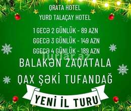Yeni İlin Möhtəşəm Balakən Zaqatala Qax Şəki Turu – Səyahət – ucuztap.az