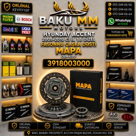 Hyundai Accent 1.5 Dizel Fasonnu Çaşka Dəsti MAPA (2005-2010)4110023580Ehtiyat Hissələri – Bakı – ucuztap.az