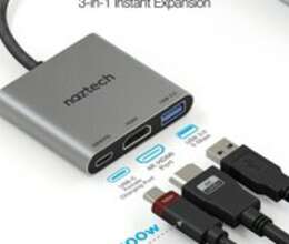 Naztech Universal Type-C Hub Adapter – Kompüter aksesuarları – ucuztap.az