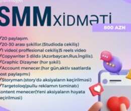 Smm xidmətiləri – Foto və video çəkiliş – ucuztap.az