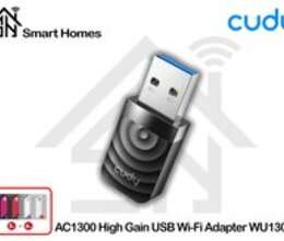 CudyAC1300 High Gain USB Wi-Fi Adapter, Model: WU1300S – Kompüter aksesuarları – ucuztap.az