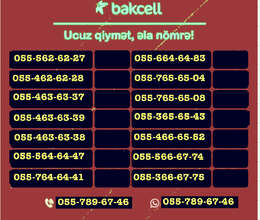 Bakcell nömrə – Bakcell – ucuztap.az