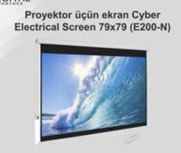 Proyektor üçün ekran Cyber Electrical Screen 79x79 E200-N – Audio və video – ucuztap.az