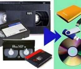 Video və audio kasetlərin flaş karta, diskə köçürülməsi – Foto və video çəkiliş – ucuztap.az