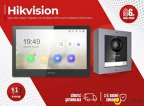 Domofon Dəsti "Hikvision DS-KH8520-WTE1 & DS-KD8003-IME1/Surface": 716 ...