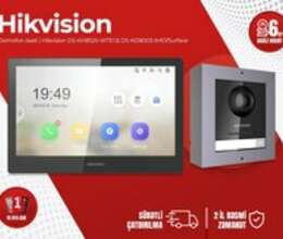 Domofon dəsti Hikvision DS-KH8520-WTE1 & DS-KD8003-IME1/Surface – Təhlükəsizlik avadanlığı – ucuztap.az