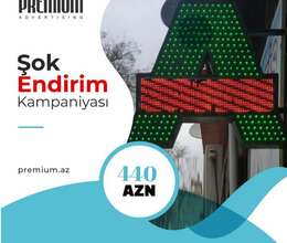 Elektron A hərfi – Reklam və dizayn – ucuztap.az