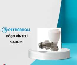 Radiator köşə ventil Pettinaroli
