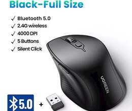 UGREEN Ergonomic Wireless Mouse Bluetooth MU101