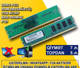 Operativ Yaddaş DDR2 1GB 800Mhz PQ1