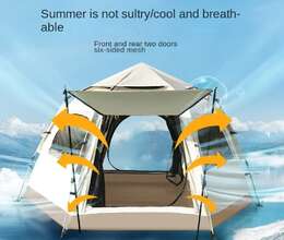 Çadır.6 nəfərlik aftomatik açılıb yığılan